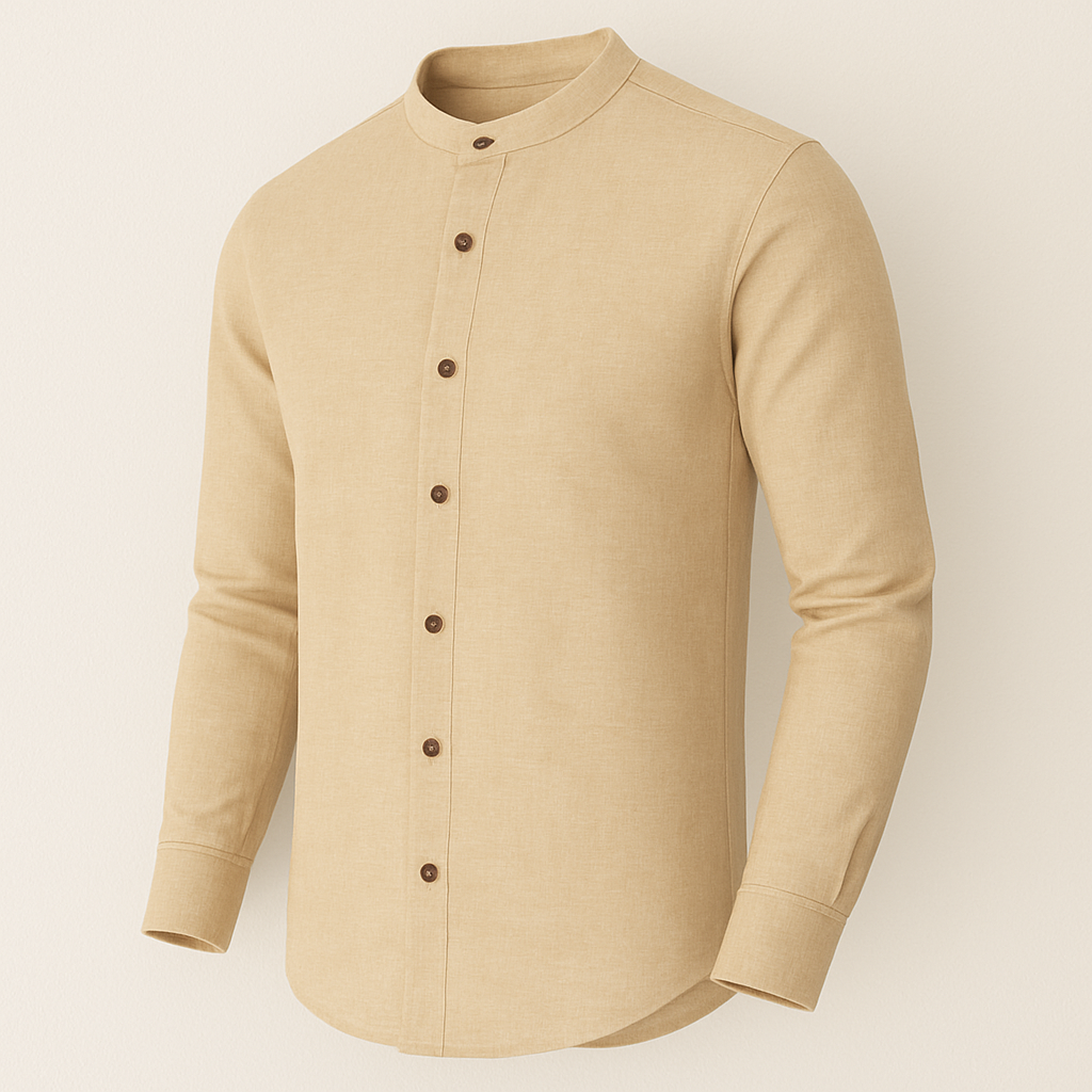 Camisa Gola Padre Manga Longa