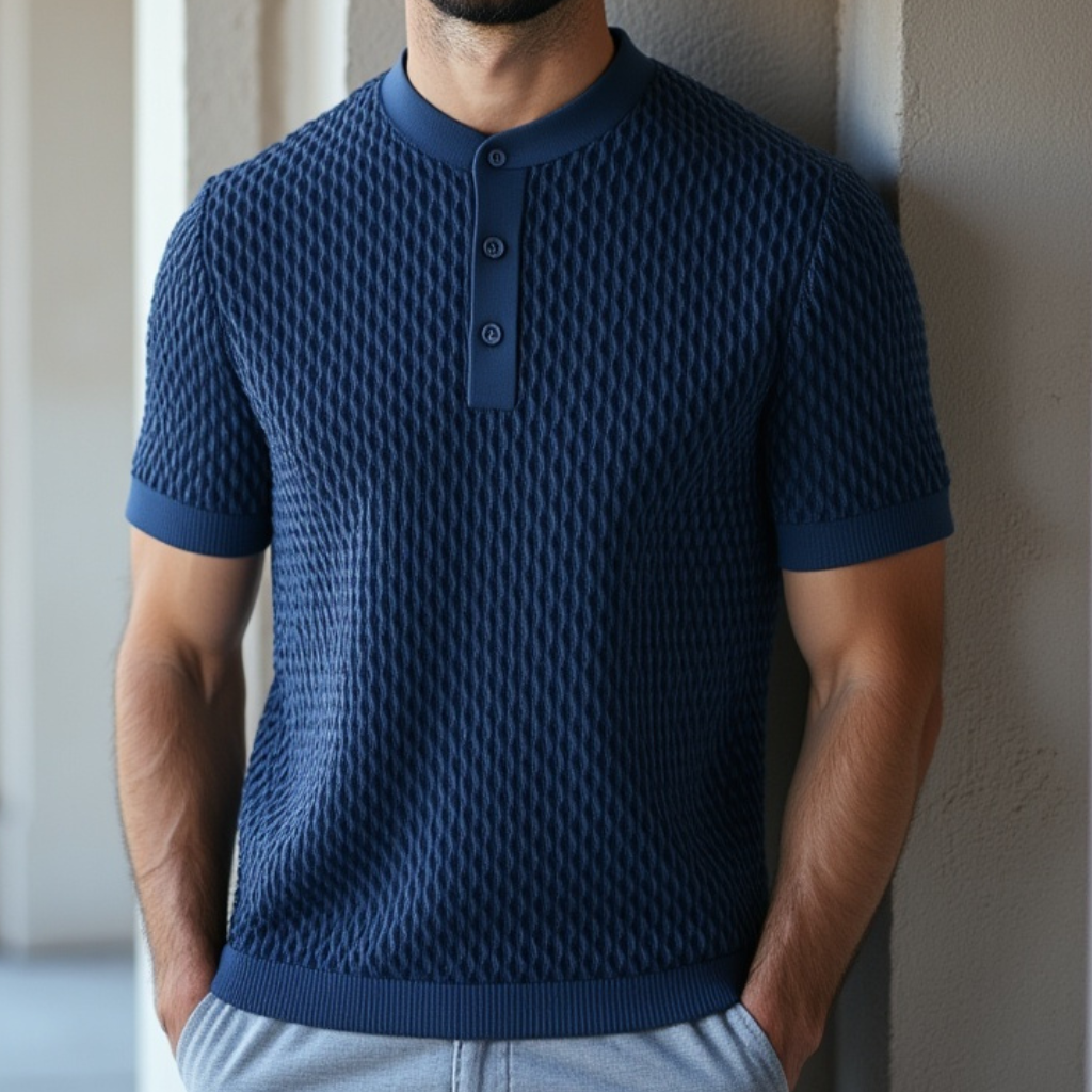 Camisa Polo Malha Franfurt Gray