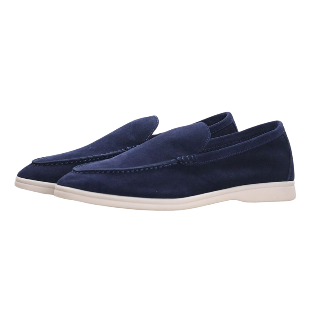 Conjunto Old Money Masculino Blue- 3 Peças Camisa+ Calça+ Loafer Loro Piana