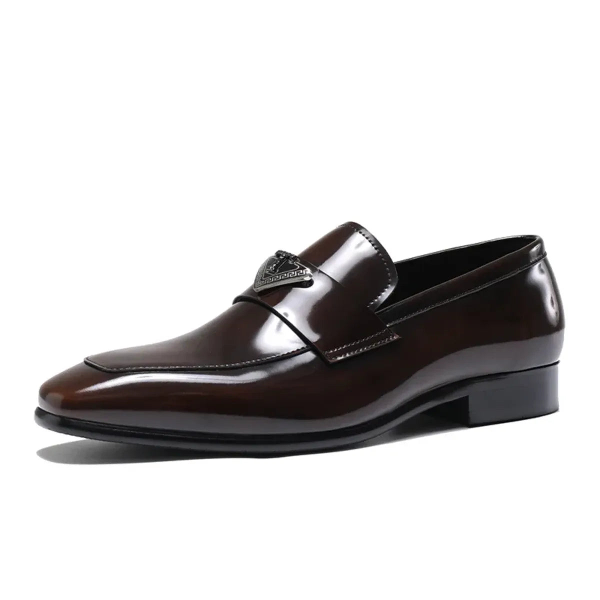 Sapato Loafer Luxo Verniz Marsala