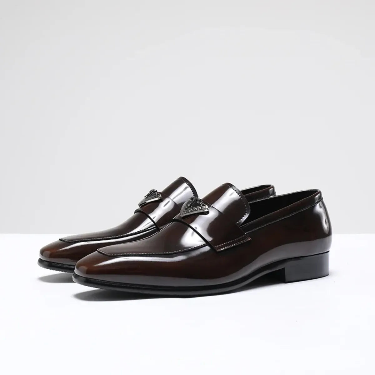 Sapato Loafer Luxo Verniz Marsala