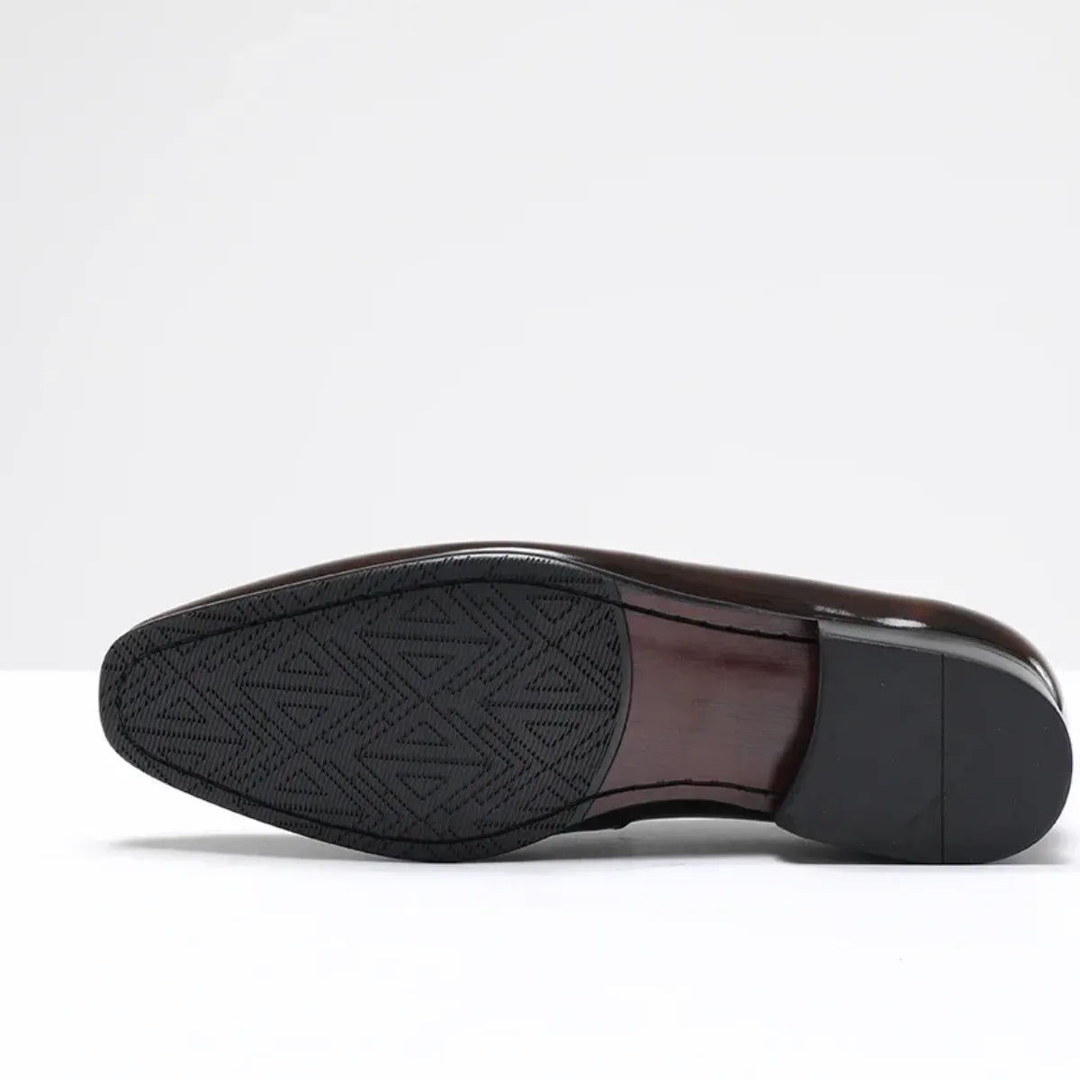 Sapato Loafer Luxo Verniz Marsala