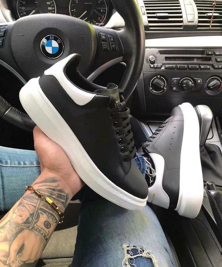 Tênis Alexander Mcqueen Black White