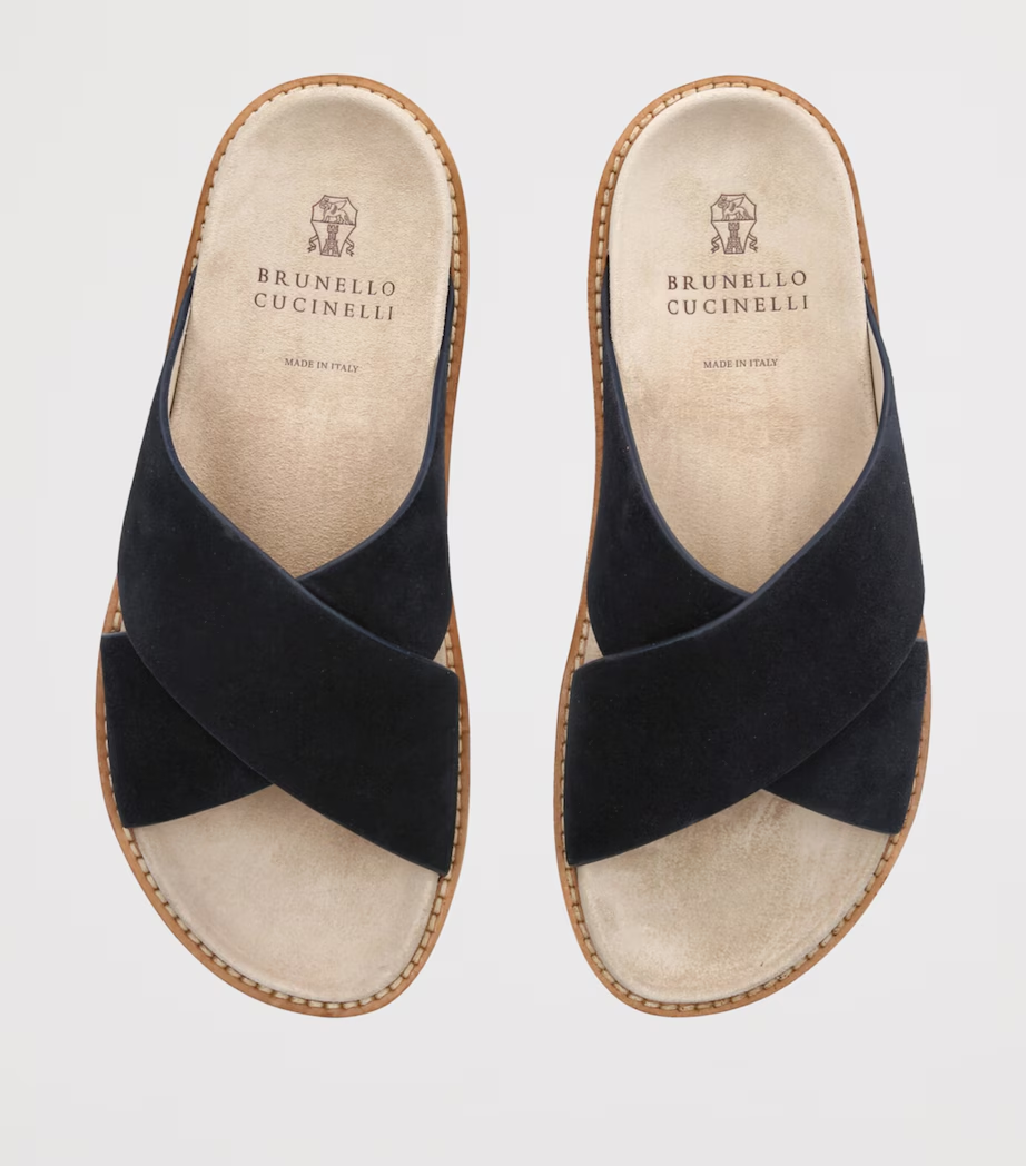 Sandália Camurça Brunello Cucinelli
