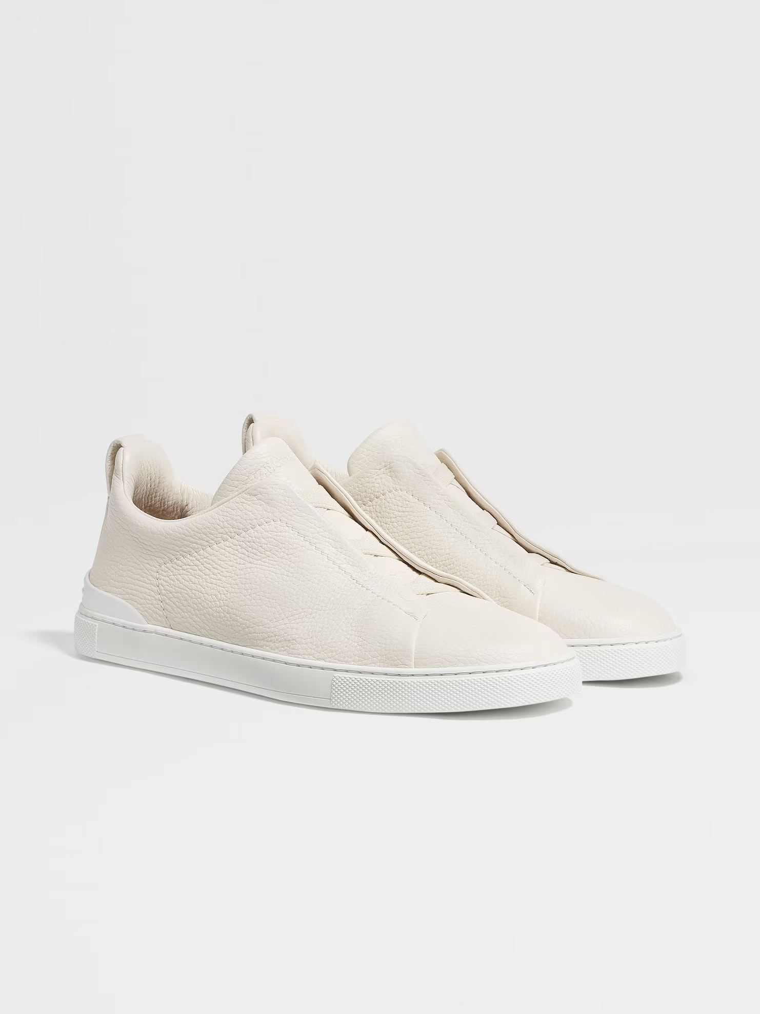 Tenis Zegna Triple Stitch Couro