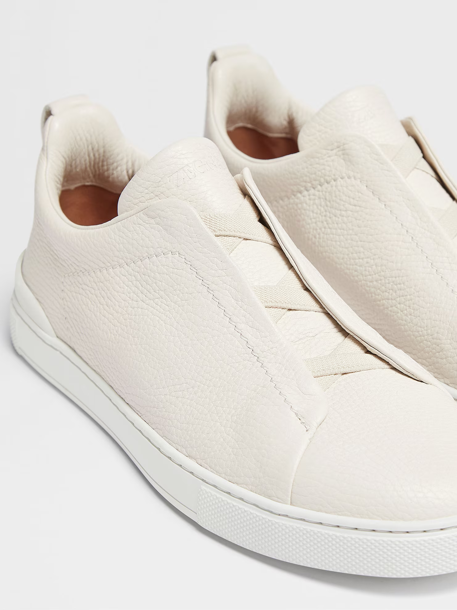 Tenis Zegna Triple Stitch Couro
