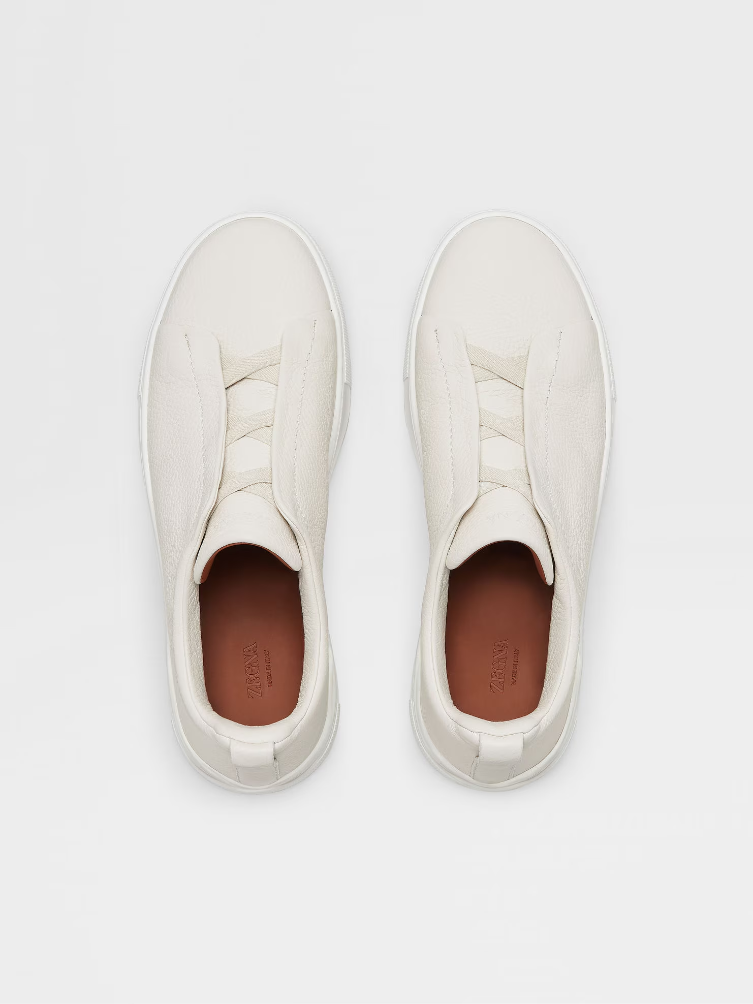 Tenis Zegna Triple Stitch Couro