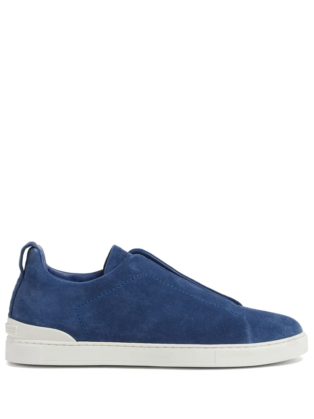 Tenis Zegna Triple Stitch Camurça