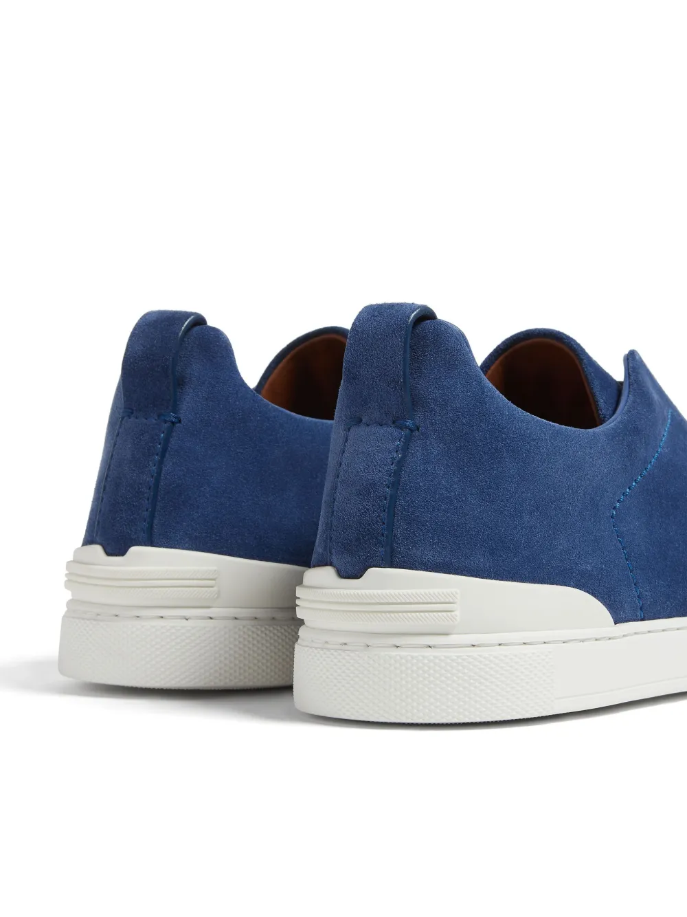 Tenis Zegna Triple Stitch Camurça