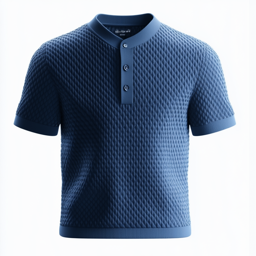 Camisa Polo Malha Franfurt Blue