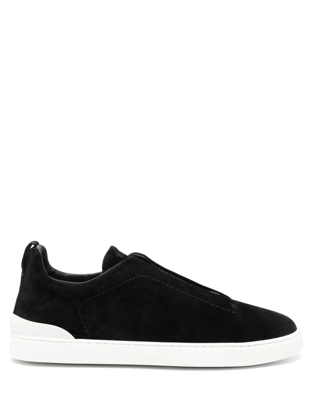 Tenis Zegna Triple Stitch Camurça