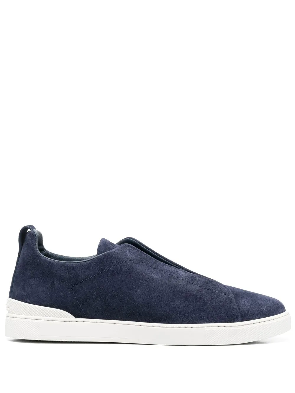 Tenis Zegna Triple Stitch Camurça